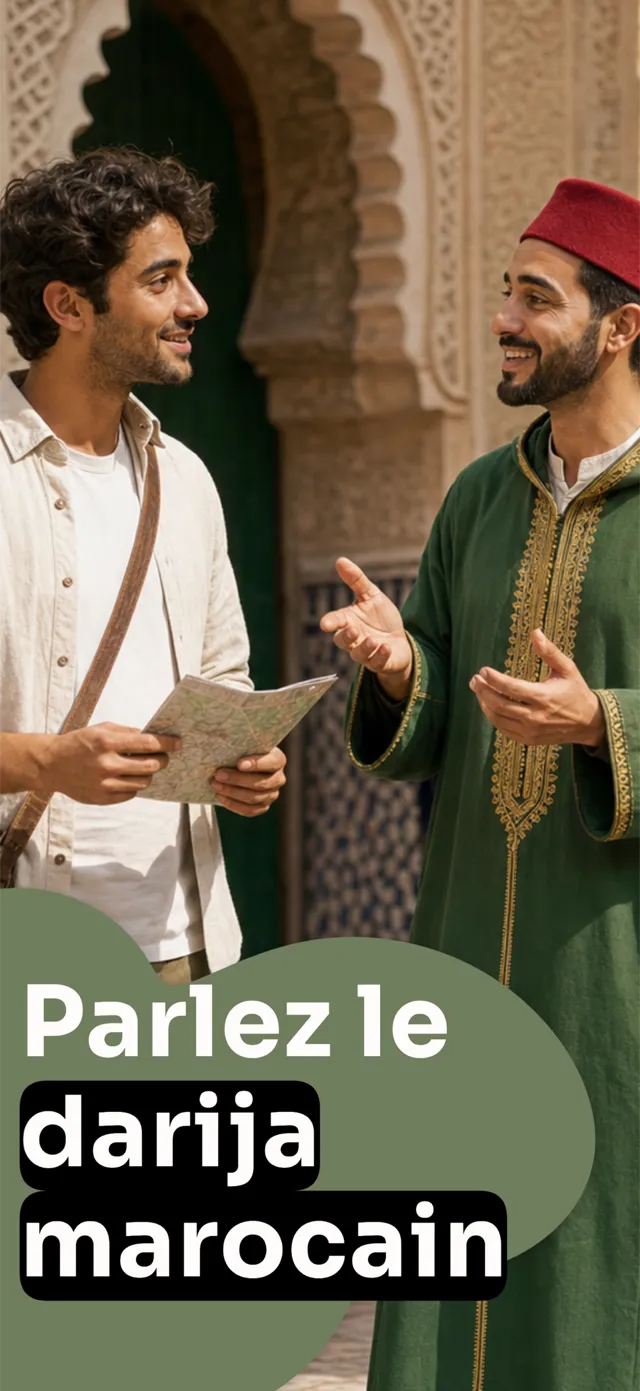Écran SayDarija : parler le darija marocain avec confiance